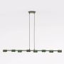 Lampa wisząca x10 W zielona 18448 Emibig Megara zdj.4