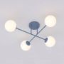 Lampa podsufitowa 4x10 W niebieska-opal 18454 Emibig Roma zdj.3
