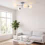 Lampa podsufitowa 4x10 W niebieska-opal 18454 Emibig Roma zdj.5