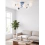 Lampa podsufitowa 6x10 W niebieska-opal 18456 Emibig Roma zdj.3