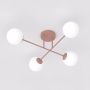 Lampa podsufitowa 4x10 W opal 18464 Emibig Roma zdj.3