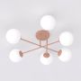 Lampa podsufitowa 6x10 W opal 18466 Emibig Roma zdj.3