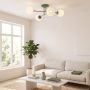 Lampa podsufitowa 4x10 W zielona-opal 18474 Emibig Roma zdj.6