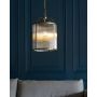 Lampa wisząca 4x6 W mosiądz 106711 Endon Lambeth Ribbed zdj.4