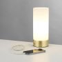 Lampa stołowa 1x40 W biała-mosiądz 69520 Endon Dara zdj.6