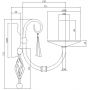 Kinkiet 1x60 W nikiel AG1POLNICKEL Elstead Lighting Aegean zdj.2