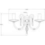 Kinkiet 2x60 W nikiel AG2POLNICKEL Elstead Lighting Aegean zdj.2