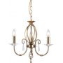 Lampa wisząca 3x60 W mosiądz AG3AGEDBRASS Elstead Lighting Aegean zdj.1