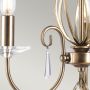 Lampa wisząca 3x60 W mosiądz AG3AGEDBRASS Elstead Lighting Aegean zdj.5