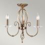Lampa wisząca 3x60 W mosiądz AG3AGEDBRASS Elstead Lighting Aegean zdj.6
