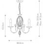 Lampa wisząca 3x60 W mosiądz AG3POLBRASS Elstead Lighting Aegean zdj.2