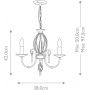 Lampa wisząca 3x60 W nikiel AG3POLNICKEL Elstead Lighting Aegean zdj.2