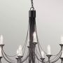 Lampa wisząca x60 W czarna CB12BLACK Elstead Lighting Carisbrooke zdj.3