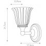 Kinkiet 1x3 W chrom BATHAUSTEN1PC Elstead Lighting Austen zdj.2