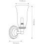 Kinkiet 1x3 W chrom BATHAUSTEN2PC Elstead Lighting Austen zdj.2