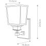 Kinkiet 1x3 W chrom BATHAY1 Elstead Lighting Aylesbury zdj.2