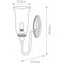 Kinkiet 1x3 W chrom BATHBLAKE2PC Elstead Lighting Blake zdj.2