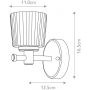 Kinkiet 1x3 W chrom BATHBN1 Elstead Lighting Binstead zdj.2