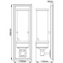 Kinkiet 1x3 W chrom BATHCM1 Elstead Lighting Cambridge zdj.2