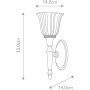 Kinkiet 1x3 W chrom BATHDRYDEN1PC Elstead Lighting Dryden zdj.2