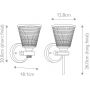 Kinkiet 1x3 W chrom BATHGUNNIS1PC Elstead Lighting Gunnislake zdj.2