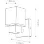 Kinkiet 1x3 W chrom BATHGW1 Elstead Lighting Greenwich zdj.2