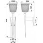 Kinkiet 1x3 W chrom BATHVERITYPC Elstead Lighting Verity zdj.2