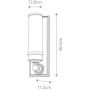 Kinkiet 1x3 W chrom BATHWS1 Elstead Lighting Worcester zdj.2