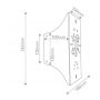 Uchwyt do montażu czarny CBKT2BLACK Elstead Lighting Corner Brackets zdj.2