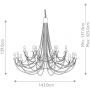 Lampa wisząca x60 W czarna CB18BLACK Elstead Lighting Carisbrooke zdj.2
