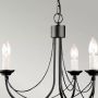 Lampa wisząca 3x60 W czarna CB3BLACK Elstead Lighting Carisbrooke zdj.3