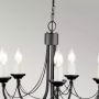 Lampa wisząca 5x60 W czarna CB5BLACK Elstead Lighting Carisbrooke zdj.3