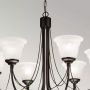 Lampa wisząca 6x60 W czarna CB6BLACK Elstead Lighting Carisbrooke zdj.3
