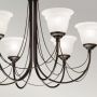 Lampa wisząca 6x60 W czarna CB6BLACK Elstead Lighting Carisbrooke zdj.4