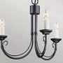 Lampa wisząca 3x60 W czarna CH3BLACK Elstead Lighting Chartwell zdj.4