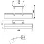 Kinkiet 2x40 W brązowy CHAWTONPLMDB Elstead Lighting Chawton zdj.2