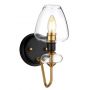 Kinkiet 1x40 W czarny-mosiądz DLARMAND1AB Elstead Lighting Armand zdj.1