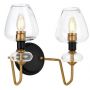 Kinkiet 2x40 W czarny-mosiądz DLARMAND2AB Elstead Lighting Armand zdj.2