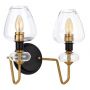 Kinkiet 2x40 W czarny-mosiądz DLARMAND2AB Elstead Lighting Armand zdj.4