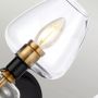 Kinkiet 2x40 W czarny-mosiądz DLARMAND2AB Elstead Lighting Armand zdj.6