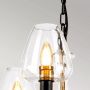 Lampa wisząca 5x40 W czarna-mosiądz DLARMAND5AB Elstead Lighting Armand zdj.3