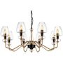 Lampa wisząca x40 W czarna-mosiądz DLARMAND8AB Elstead Lighting Armand zdj.3
