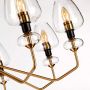 Lampa wisząca x40 W czarna-mosiądz DLARMAND8AB Elstead Lighting Armand zdj.4