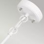 Lampa wisząca 3x60 W biała-nikiel DLCORONA3PWPN Elstead Lighting Corona zdj.4
