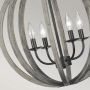 Lampa wisząca 4x60 W drewno-żelazo FEALLIER4PWW Elstead Lighting Allier zdj.7