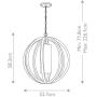 Lampa wisząca 1x60 W drewno FEALLIERPSLW Elstead Lighting Allier zdj.2