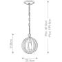 Lampa wisząca 1x60 W drewno FEALLIERPWW Elstead Lighting Allier zdj.2