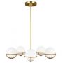 Lampa wisząca 5x3 W mosiądz FEAPOLLO5BB Elstead Lighting Apollo zdj.1