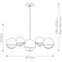 Lampa wisząca 5x3 W mosiądz FEAPOLLO5BB Elstead Lighting Apollo zdj.2