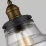 Lampa wisząca 1x60 W mosiądz FEBASKINPABR Elstead Lighting Baskin zdj.3
